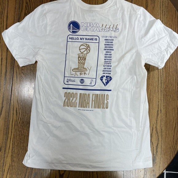 Golden State Warriors Nike 2022 NBA Finals Champion Roster T Shirt Size L XL XXL - Picture 2 of 5